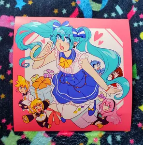 Miku Hatsune Birthday Art Print