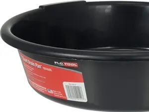 FloTool Hopkins OP-1 Heavy Duty Oil Lube and Drain Pan 7 Quart Capacity for Efficient Oil Change and Maintenance