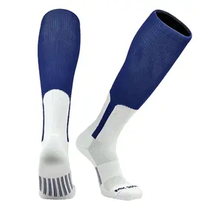 Mk Socks Grand Slam Baseball Softball Knee High Medium Weight Stirrup Socks (Navy Blue)