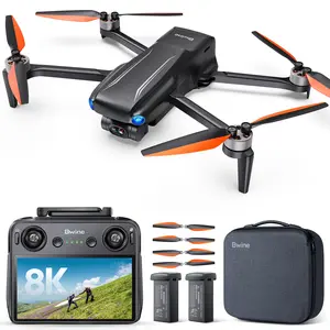 Bwine F7MINI 4K(RC3) Drones with Camera for   Adults, 8K Photo 4K Video, RC with 1080P Screen,   20000ft Transmission, 64min Flight, 3-Axis Gimbal.249g FAA-Exempt,DPS Track,Auto Return,Beginner Mode