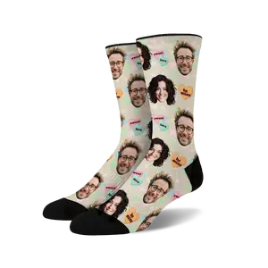 Custom Face Socks -  Sweet Heart