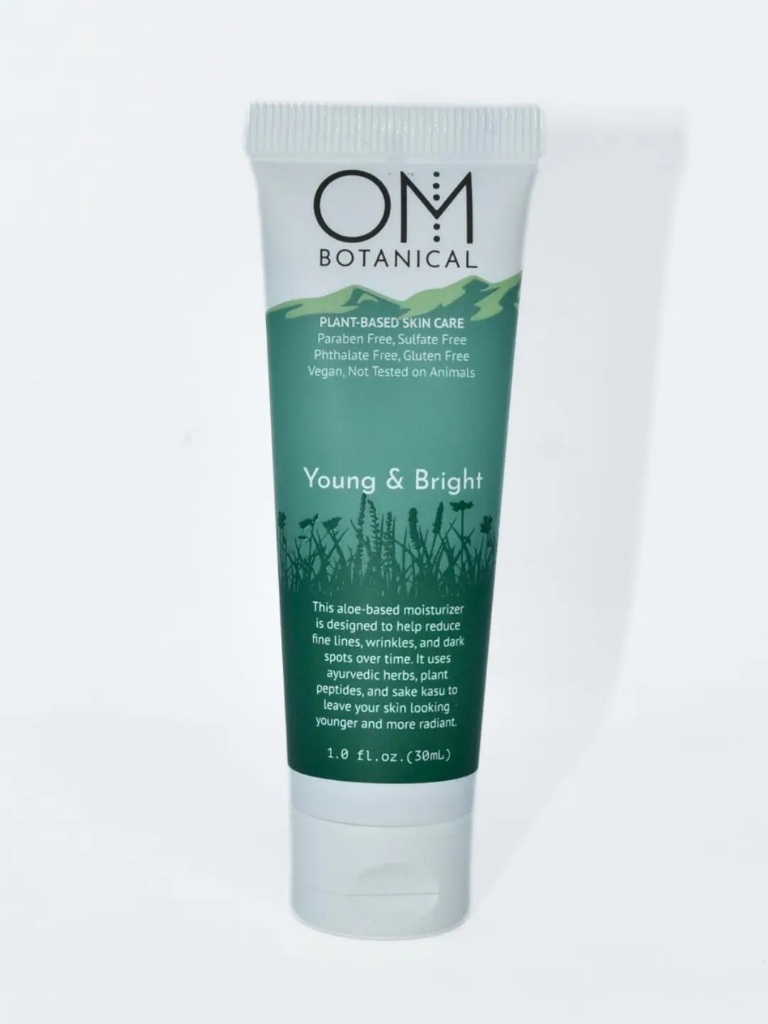 Young & Bright Anti-Aging Face Moisturizer – 100% Natural Daily Hydration for Radiant, Youthful Skin | Edible-Safe, Non-Toxic by OM Botanical
