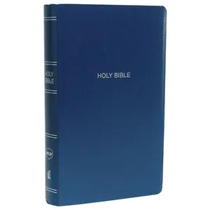 USED-NKJV, Gift and Award Bible, Leather-Look, Blue, Red Letter Edition by Thomas Nelson (Imitation Leather)