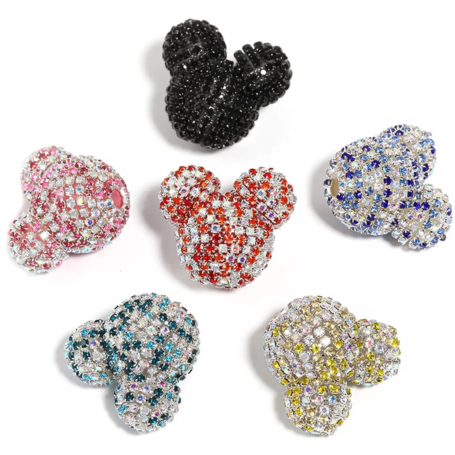JPM1907025 10pcs Rhinestone Heads