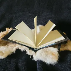 100% Genuine Leather Book Cover with Included Wellness Journal Hand Stitched for Authenticity and Style