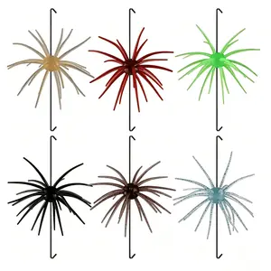 Floating Sea Urchin Soft Lure TentacleCreature Lure Ideal for Bass Fishingwith Drop Shot Wacky Rig Neko Rig
