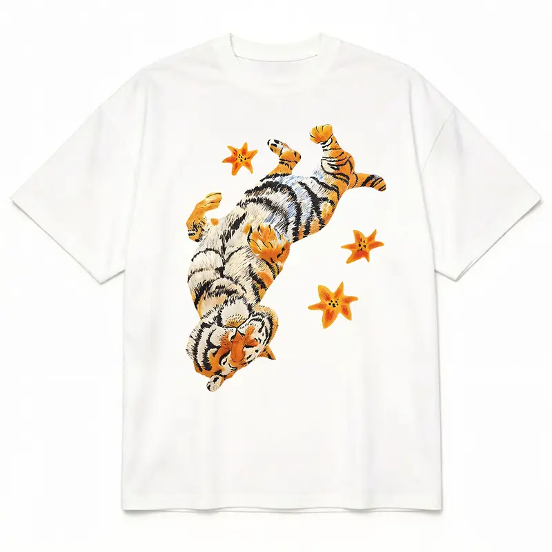 graphic t shirts tiger - TikTok Shop