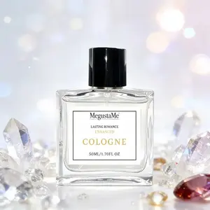 MegustaMe Lasting Romance Enhanced Cologne 50ml Unisex | Soft Warm Aromatic Fragrance with Soft Musk & Warm Woods | Long Lasting Romantic Fragrance for Men Women | Premium Cologne Gift