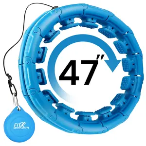 Fit On Form Weighted Exercise Hoop for Adults, 24-32 Links Detachable & Size Adjustable Fitness Hoop Fit On Form Weighted Exercise Hoop for Adults, 24-32 Links Detachable & Size Adjustable Fitness Hoop