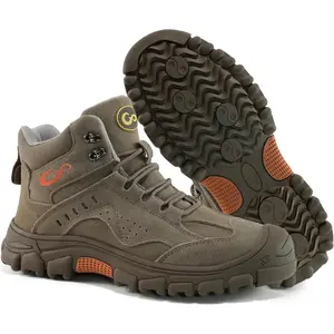 Work Boots for Men Steel  - Safety Working Boots Mens Industrial Construction Footwear Slip Resistant Comfortable Breathable Durable Boot