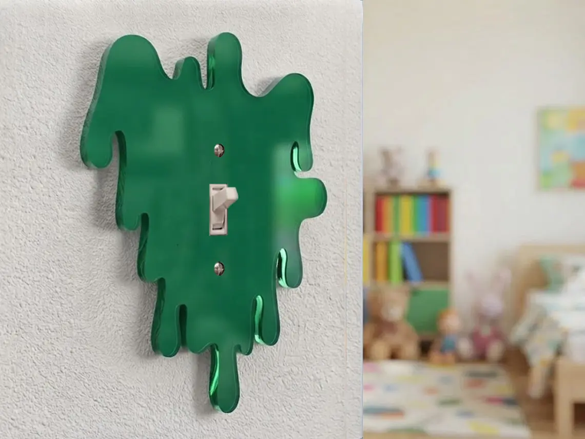 Dripping Light Switch Plate Cover: Modern Fun Home Decorating Ideas