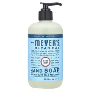 Mrs. Meyers Clean Day Hand Soap, Rain Water, 12.5 fl oz (370 ml) Mrs. Meyers Clean Day Hand Soap, Rain Water, 12.5 fl oz (370 ml)