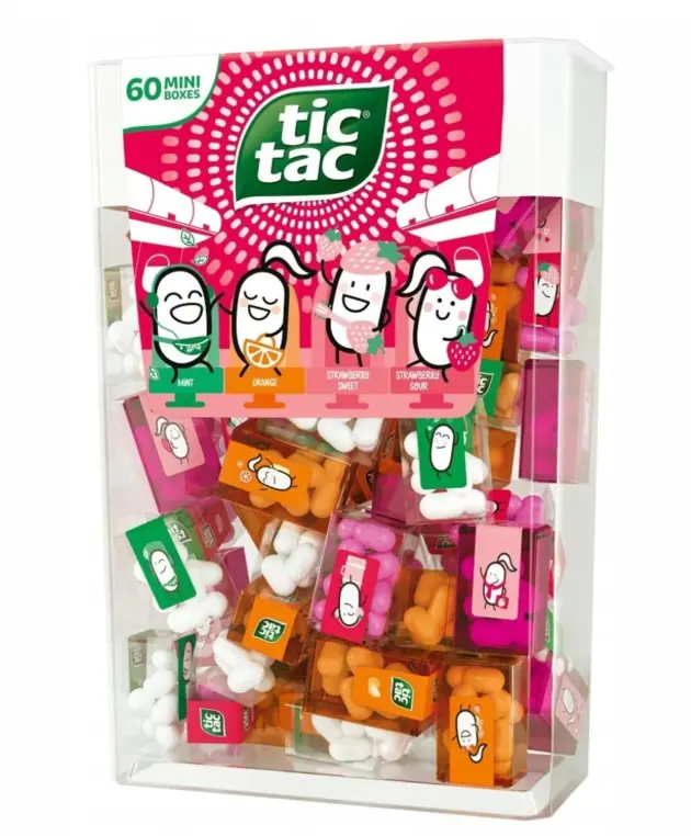 Tic Tac Travels Strawberry Edition, Mini Packs Mix