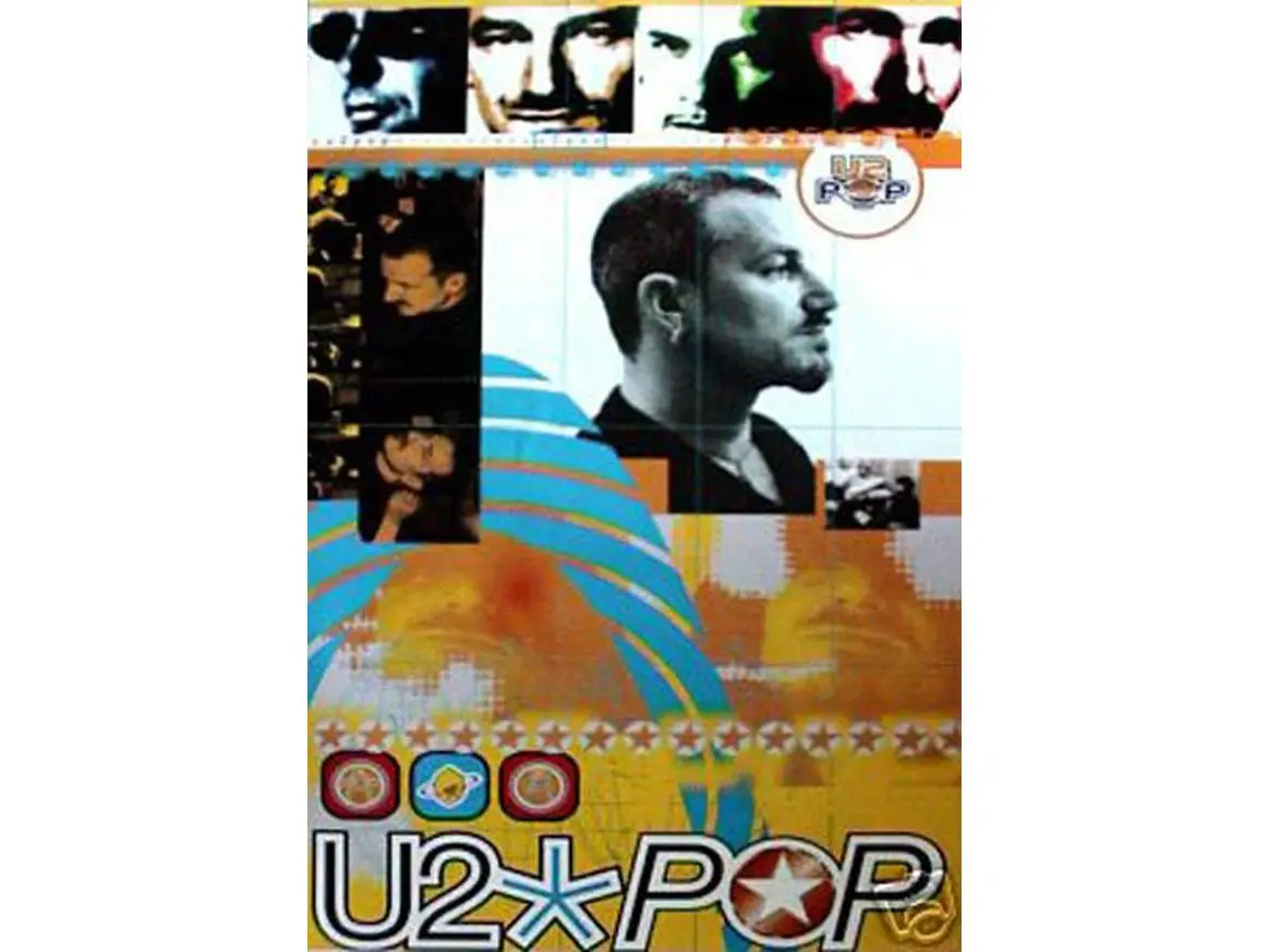 Hot Stuff Enterprise U2 Collage Print Poster, 4052-24x36-MU, Home Decor Wall Decoration for Home Supplies, Music Band