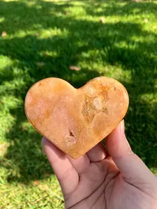 Pink Amethyst Heart