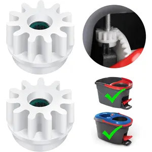 Pedal Bearing Replacement for OCedar Mop Bucket - Easy Fix for O-Cedar Easywring Bucket System. 2 Pack One Way Clutch Gear Sprockets Repair Compatible with 90% Rotation Mop Bucket on The Market.