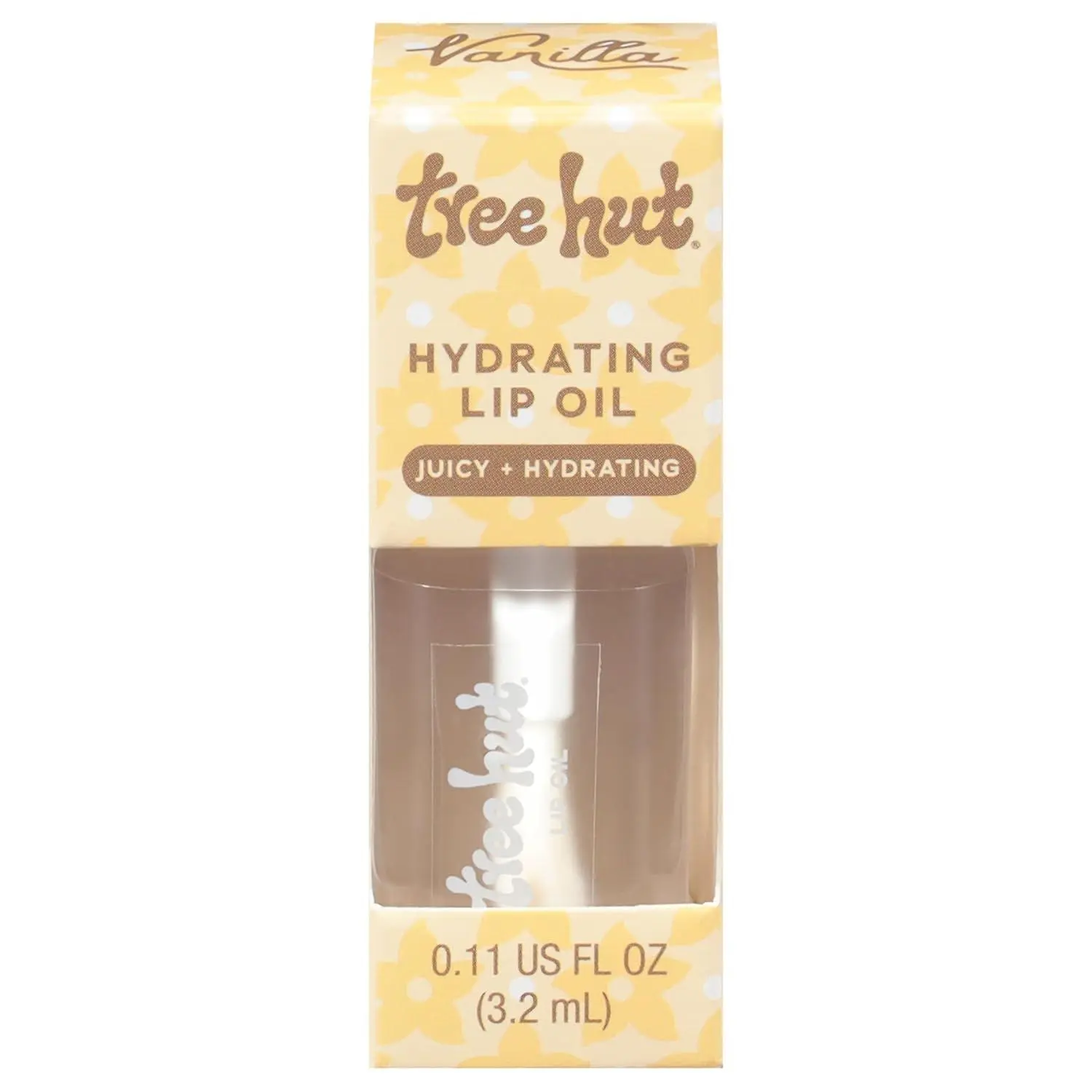 Tree Hut Jelly Bear Hydrating Lip Oil, Sheer Glossy Lip Oil, Non-Sticky Moisturizing Formula for Soft, Smooth Lips, Sweet Fruity Scent, 0.11 fl oz