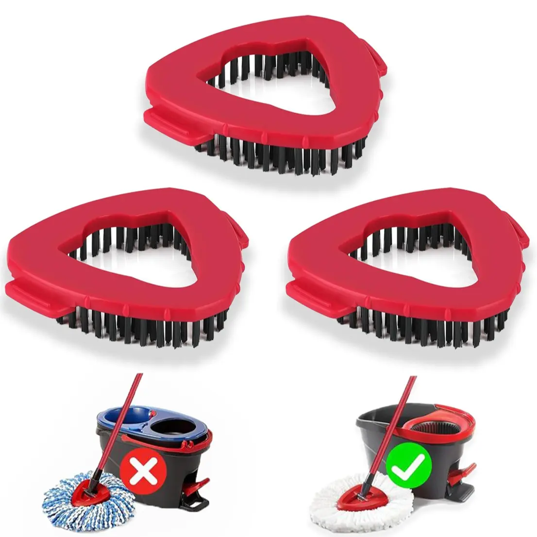 3pcs Scrub Brush