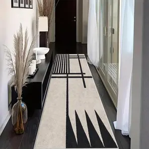 Ultra Soft Washable Geometric Runner Rug, Long Narrow Carpet for Hallway, Bedroom, Living Room, Balcony, Kitchen, Farmhouse Decor, Boho Runner Rug, Modern Geometric Rug, Decorative Rugs, Boho Style Rug