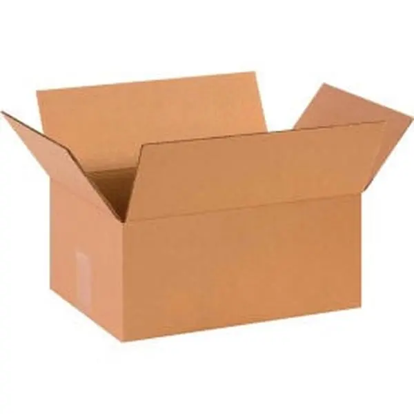 Global Industrial BP2661 Recyclable Industrial-Strength Corrugated Cardboard Package Delivery Boxes - 14x10x6 in., 25-Pack, 200#/ECT-32 Strength, Office Stationery Corrugated Envelopes & Postal Supplies
