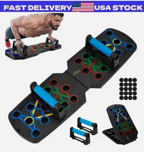 28 in 1 Push Up Rack Board System Fitness Workout Train Home Gym Exercise Stands