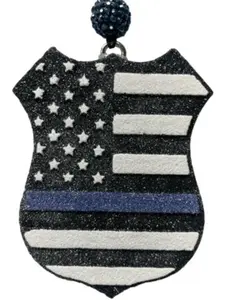 Freshie Black & Blue Badge (pick your scent)