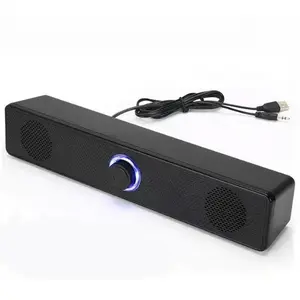 PC Soundbar Wired and Wireless Bluetooth Speaker USB Powered Soundbar for TV Pc Laptop Gaming Home Theater Surround Audio System Wireless Bluetooth Mini Speaker small speaker elysian speaker double speaker