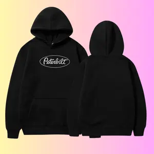 Peterbilt Logo Hoodie – Vintage Trucking Sweatshirt, Retro Rig Style, Classic Semi Truck Pullover, Unisex Soft Cotton Hoodie for Trucker Fans