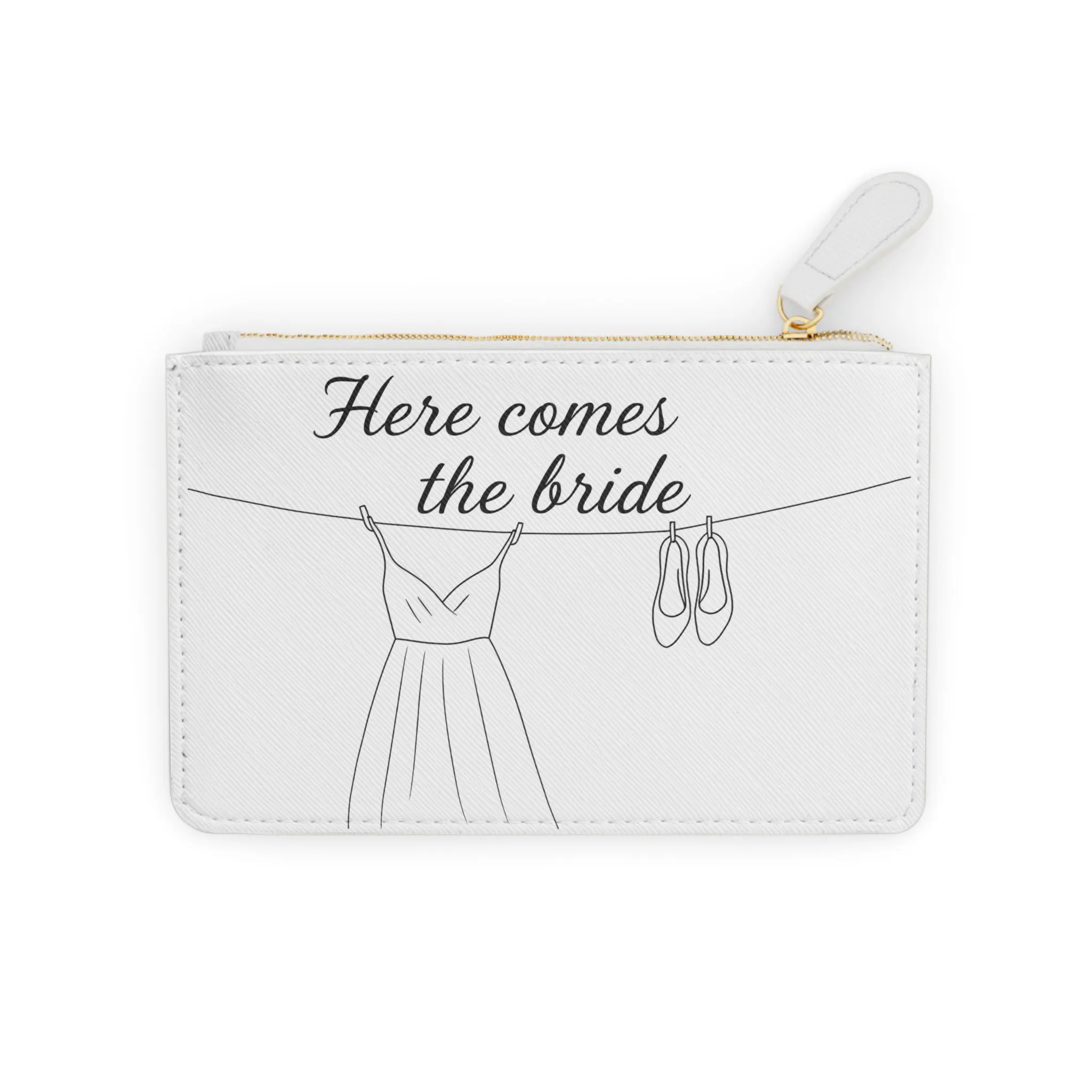Personalized Mini Clutch Bag - Bride Gift, Wedding Accessories, Custom Pouch, Bridal Shower, Bachelorette Party