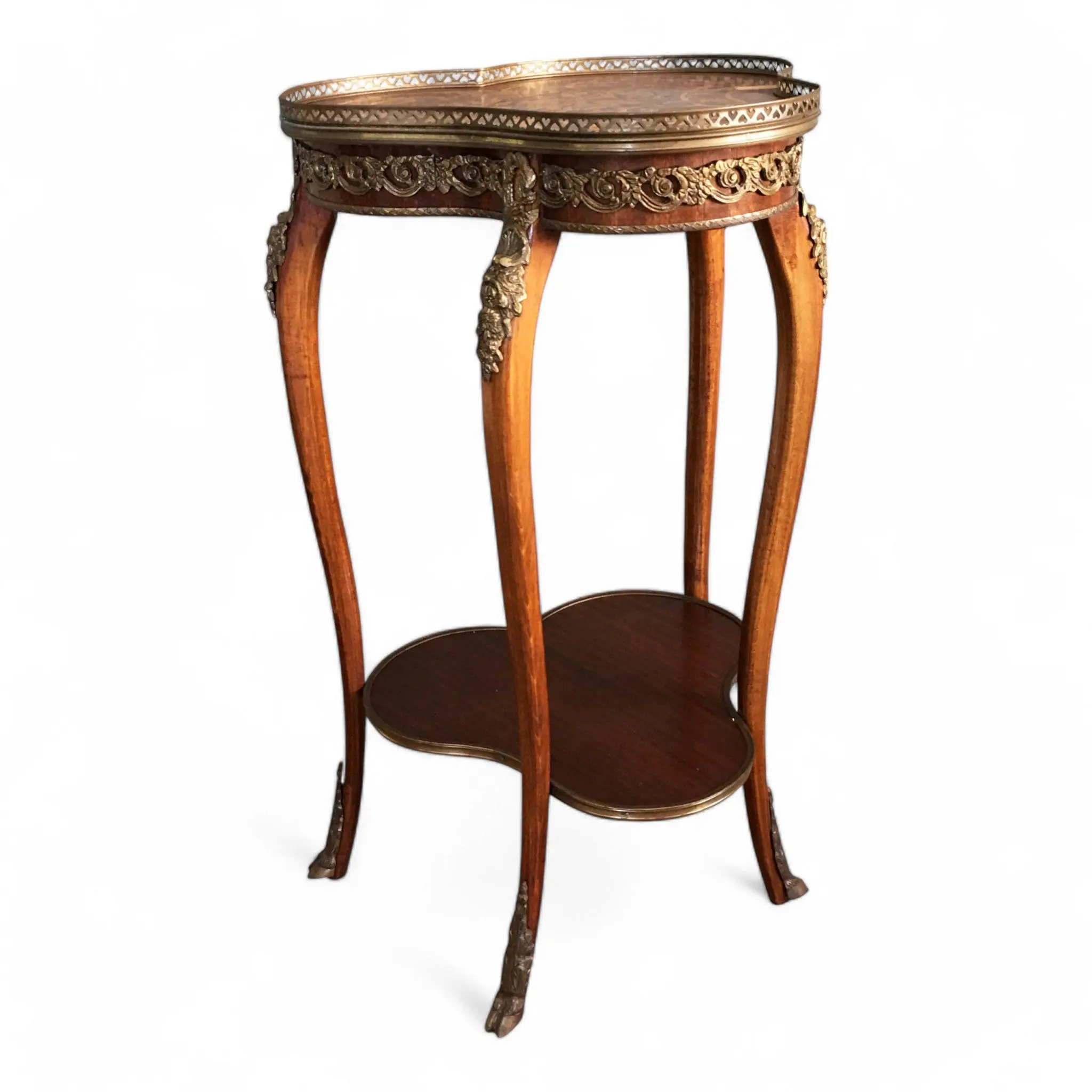 Mahogany & Rosewood Louis XV Table