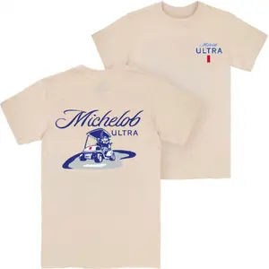 Michelob Ultra Golf Cart T-Shirt – Funny Dog Driving Golf Cart Graphic Tee, Casual Beer Lover Shirt for Golfers, Unisex Michelob Ultra Apparel