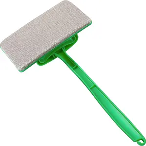 Window Mesh Screen Cleaner – Wet & Dry Dual Use Cleaning Brush with Detachable Handle for Window Screens