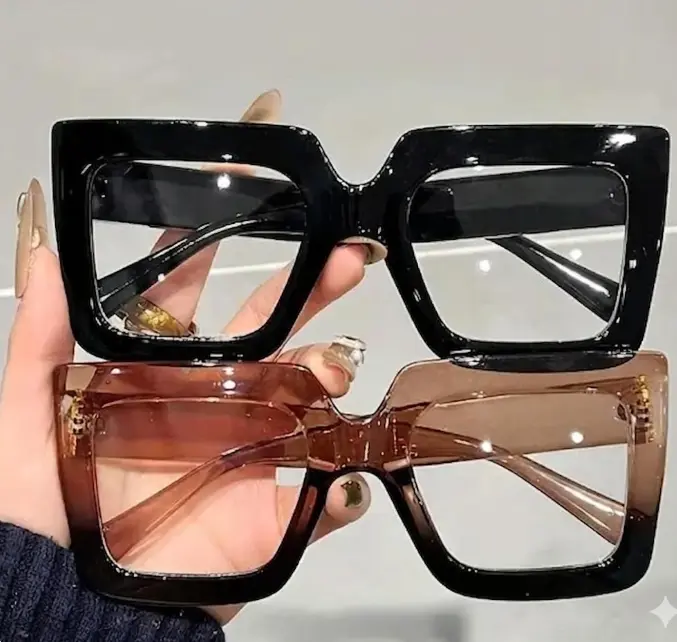 Fashion Square Frame Anti-Blue Light Reading Glasses – Lightweight Magnifying Eyewear for Men & Women, Everyday Comfort
