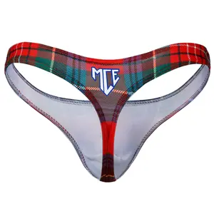 Vintage plaid MCE thong