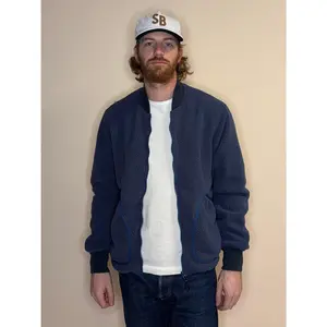 Reversible Fleece Jacket Navy