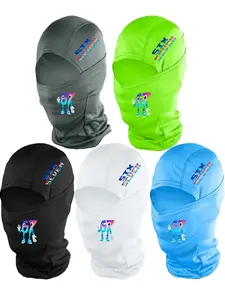 Unisex Vibrant Digital Printed Balaclava Hats, Adjustable Comfortable Travel Accessories, Suitable for Men Women Daily Commuting