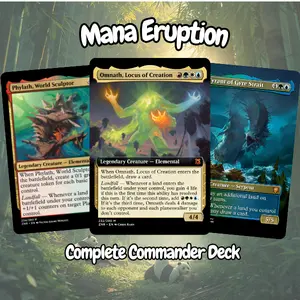 Mana Eruption – Anime Waifu Version | Full 100-Card EDH Commander Proxy Deck - Proxy EDH