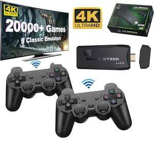 Retro M8 Gaming Console 64G Wireless Game Stick 4K HDMI with 20000+ Games