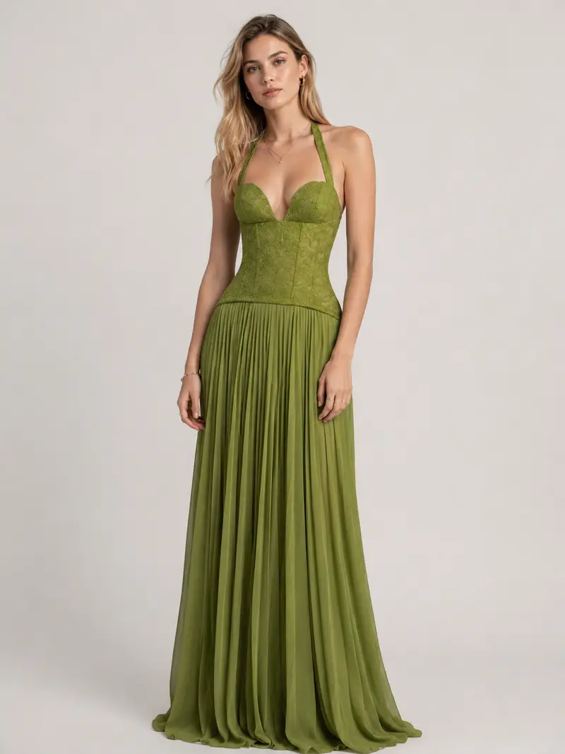 tiktok corset dress The prettiest dress Designed with a lace up corset-style waist, double layered swishy skirt and a fully reversible neckline. For two looks in one. I love the multi way style of this midi dress. It