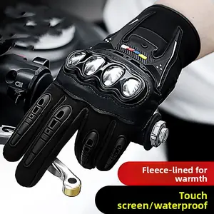 Motorcycle riding gloves summer men's full finger breathable summer motorcycle gloves fall resistant bike gloves windproof