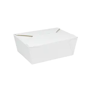 [300 ct] Paper Take-Out Boxes | #8 | 48 oz | White
