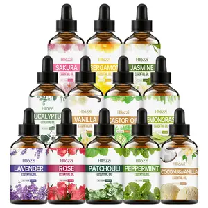 1PC plant extracts single essential oils, uplift the spirit to reduce stress and relaxation to get rid of odours to increase the aroma to promote sleep and moisturise 100ml