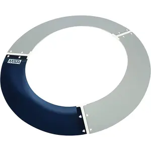 697410 V-Gard Sun Shield - Standard V-Gard Hat/Full Brim Attachment, Polyurethane Brim Extender, Smoke-Tinted Lexan, Added Sun & Heat Protection, Reusable & Replaceable Hard Hat Accessory
