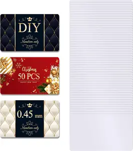 Sublimation Metal Business Cards 0.45 Mm Thick Sublimation Blanks Business Cards White Aluminum Blanks Name for Custom Engrave Color UV Print 3.4 X 2.1 X 0.018 Inch(50 Pieces) Zonon