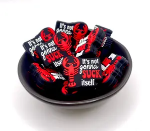 It’s Not Gonna Suck Itself Crawdad Focal Bead