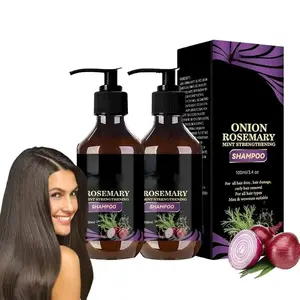 Biotin, Rosemary and Onion Shampoo and Conditioner Set for Stronger, Thicker and Longer Hair - Targets Hair Loss and Thinning (2 PCS)