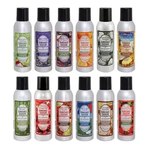 Smoke Odor Exterminator 2Pack 7oz Spray Air Freshener Assorted Flavors for Home & Office Use