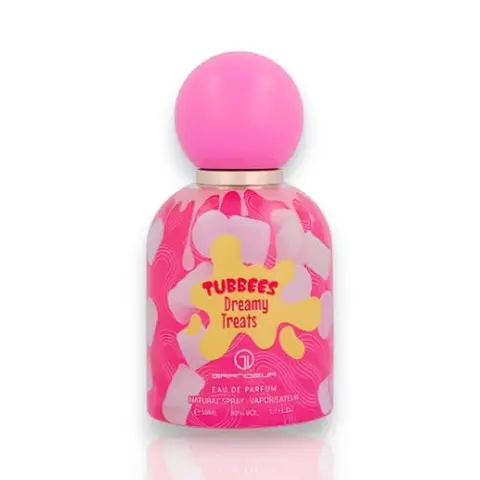 Grandeur | Tubbees | Dreamy Treats | Unisex Fragrance | 100 ML - 3.4 OZ | Eau De Parfum | Lily of the valley - Peach & Coconut