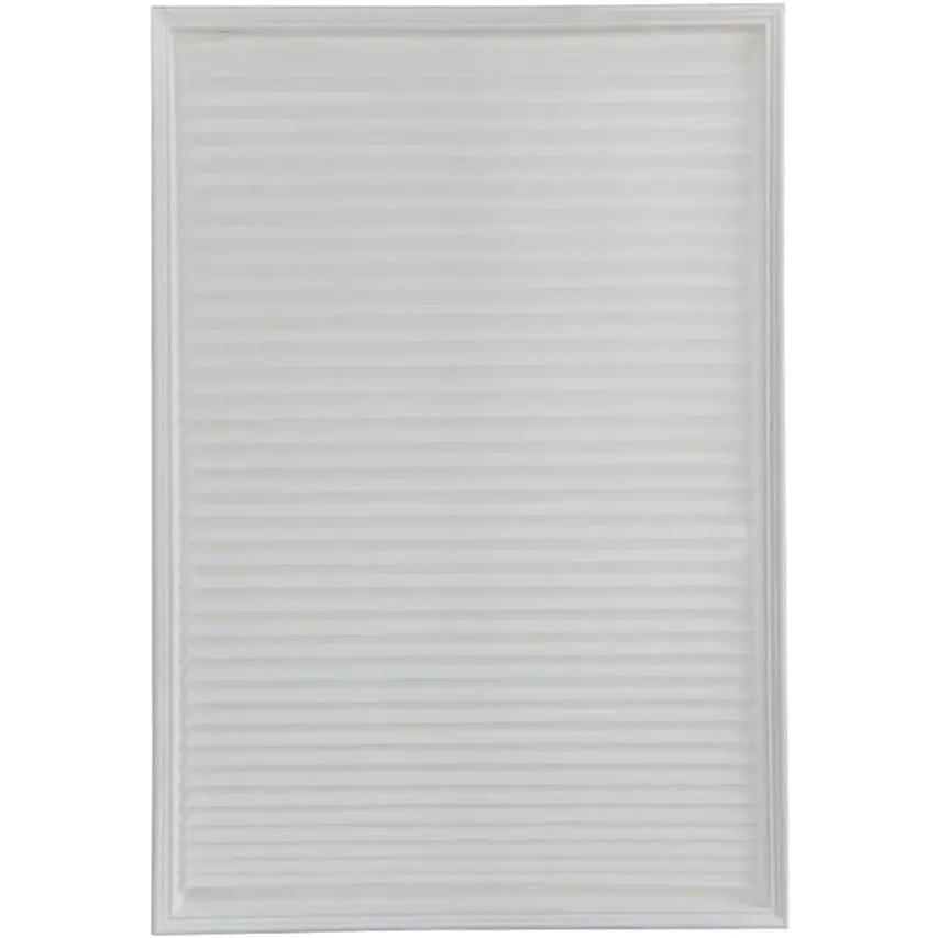 White Vertical Pleated Temporary Blinds - Self-Adhesive, Easy to Install, 60*180cm, Ideal for Bathroom, Kitchen, Living Room (Home Supplies), Office