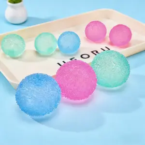 squishy digging Grape Beads Pink Handcrafted Crystal Mochi Ball Squishy Toy Handmade TPR Soft Stress Relief Fidget Sensory Grippie Set for Relaxation and Gift Giving sleep  aid  stress  relief